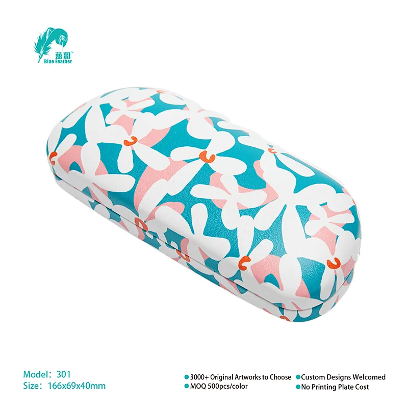 Fashionable Multicolor Artistic Hard Shell Eyewear Case for Adults